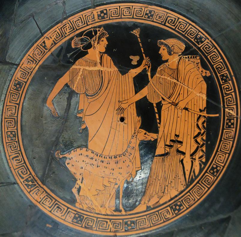 Apollo Artemis Brygos Louvre G151 - Invocation d’Artémis