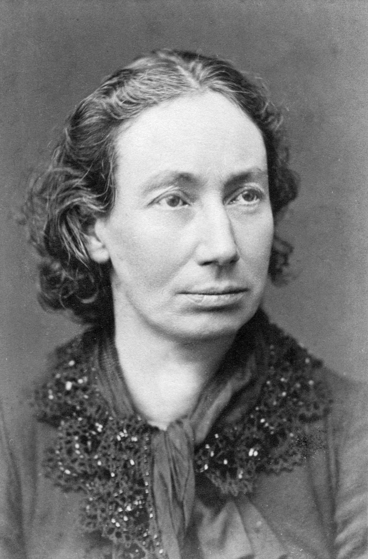 Louise Michel grayscale - L’Admission dans la Maçonnerie de Louise Michel