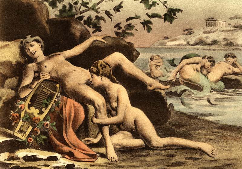 SIRENAS Édouard Henri Avril - Méditation & Sensualité