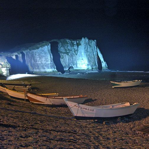 etretat falaises nuit - Encore une nuit gnostique...